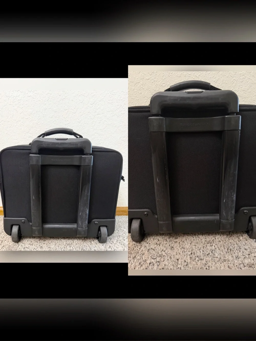 Briggs & Riley Baseline Rolling Cabin Bag Carry On - Black